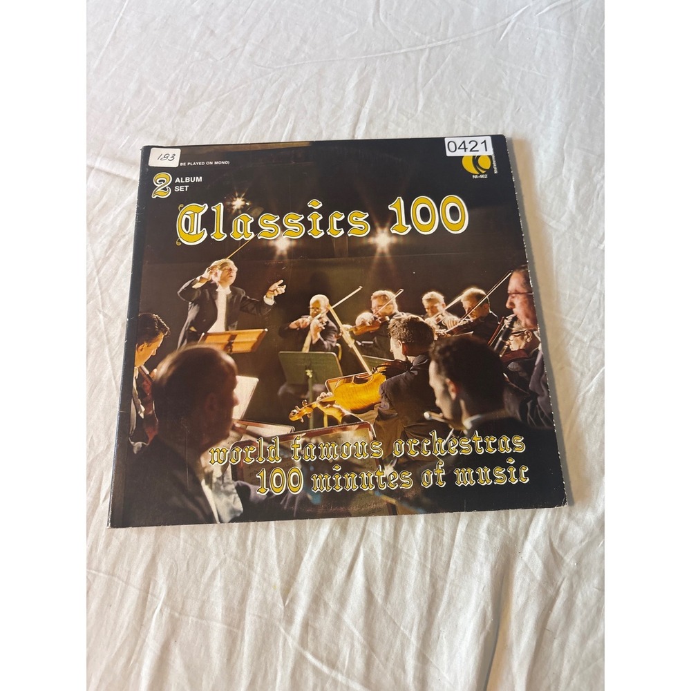 K-Tel Classics 100 Vinyl Record 2 LP Set 12"‎ Black Good 1973 Gatefold NI-462